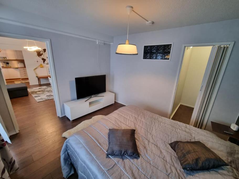 Valoisa Huoneisto Jossa Erinomaiset Vuoteet. Mikkeli Esterno foto